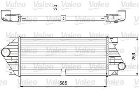 Радиатор наддува Valeo 818635