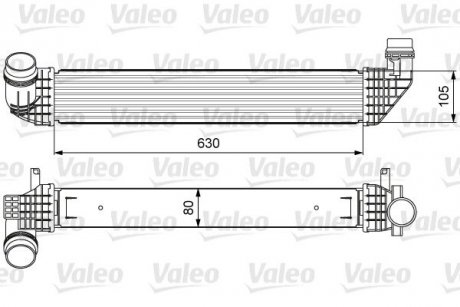 Радиатор наддува Valeo 818636