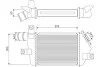 Радіатор інтеркулера Mitsubiahi L200/Pajero Sport 2.5D 05- Valeo 818693 (фото 1)