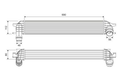 Charge Air Cooler Valeo 818696