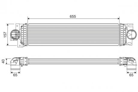 Intercooler FORD Valeo 818699 (фото 1)