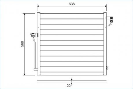 SKRAPLACZ KLIMATYZACJI MERCEDES GLE GLS Valeo 822623