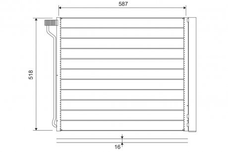 Skraplacz X5 Valeo 822649