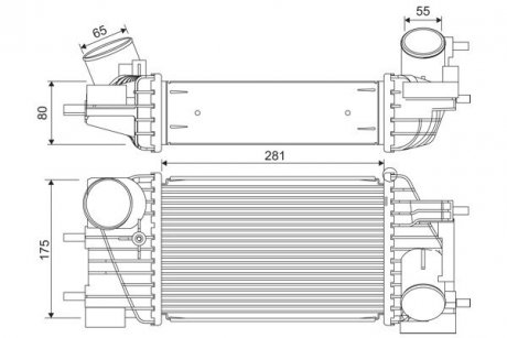 INTERCOOLER NISSAN JUKE 1.6 14- Valeo 822919