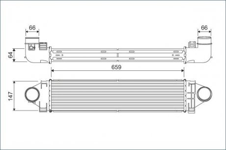 Интеркулер Valeo 822926