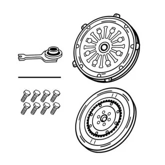 Комплект зчеплення (273мм) HYUNDAI ELANTRA VI, I30, I40 I, I40 I CW, KONA, TUCSON, KIA CARENS IV, CEED, PRO CEED, SPORTAGE IV 1.6D/1.7D 01.15- Valeo 855302 (фото 1)