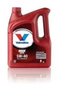 Олива для двигуна Valvoline MAXLIFE 5W40 4L (фото 1)