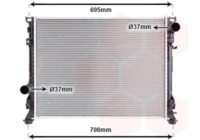 Радиатор CHRY 300C/DODGE MAGNUM 04 Van Wezel 07002097