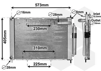 Теплообмінник Van Wezel 1300M370 (фото 1)