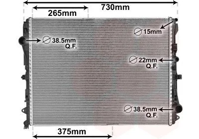 Фото 1 - теплообмінник Van Wezel 30002667 Теплообмінник Van Wezel 30002667 (фото 1)