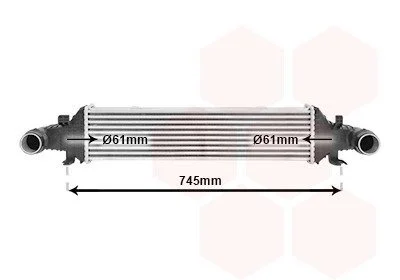 Интеркулер MERCEDES SERIE 204/ CLAS/ GLK Van Wezel 30004593
