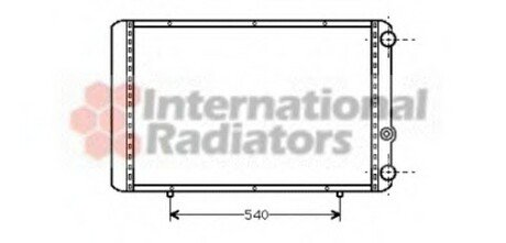 Радиатор REN TRAFIC 25D/25TDI MT Van Wezel 43002155