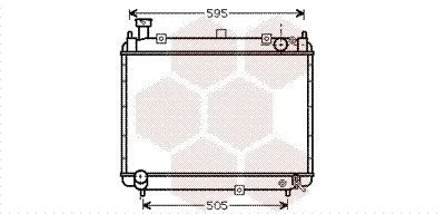 Радіатор, охолодження двигуна Van Wezel 53002233 (фото 1)
