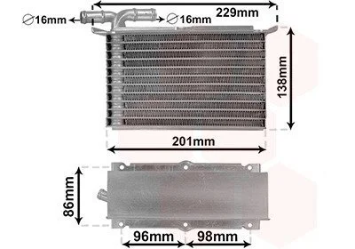 Интеркулер AUDI A3/GOLV VI 1.2 TSi Van Wezel 58014703