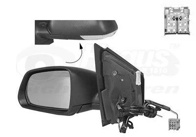 Дзеркало зовнішнє Van Wezel 5828803
