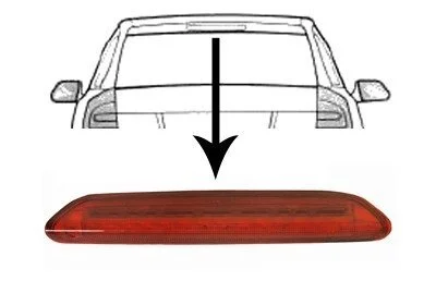Додатковий стоп-сигнал SKODA OCTAVIA 04 > 08 Van Wezel 7622929