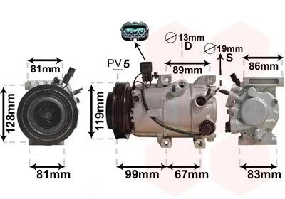 Компрессор Van Wezel 8200K414 (фото 1)