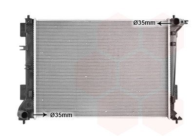 Радиатор охлаждения HYUNDAI TUCSON (TL) (15-) 1.6 GDI Van Wezel 82012728 (фото 1)