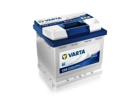 АКБ C22 BLUE DYNAMIC 52 А*ч -/+ 470A VARTA 5524000473132