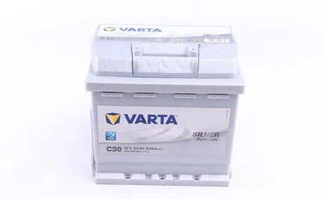 АКБ C30 SILVER DYNAMIC 54 А*ч -/+ 530A VARTA 5544000533162