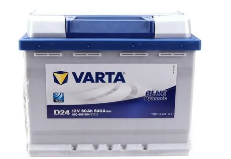 АКБ D24 BLUE DYNAMIC 60 А*ч -/+ 540A VARTA 5604080543132