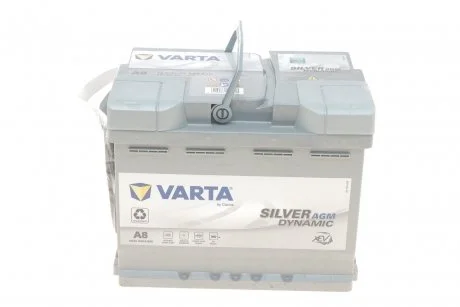 Акумуляторна батарея 60Ah/680A (242x175x190/+R/B13) (Start-Stop AGM) VARTA 560901068J382