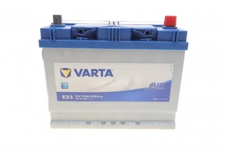 АКБ E23 BLUE DYNAMIC 70 А*ч -/+ 630A VARTA 5704120633132
