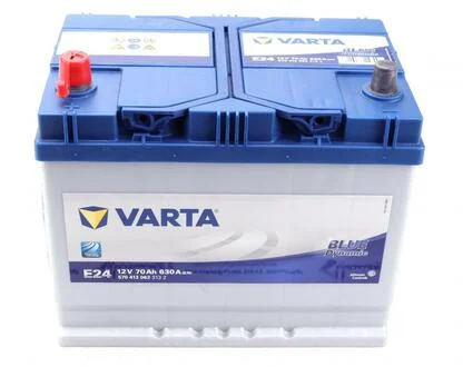АКБ E24 BLUE DYNAMIC 70 А*ч +/- 630A VARTA 5704130633132