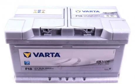 АКБ F18 SILVER DYNAMIC 85 А*ч -/+ 800A VARTA 5852000803162