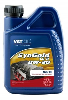Моторное масло SynGold LL-II 0W-30 синтетическое 1 л VATOIL 50003