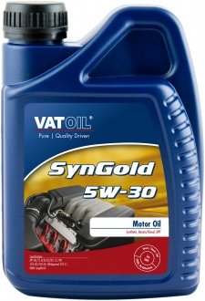 Моторное масло SynGold 5W-30 синтетическое 1 л VATOIL 50025