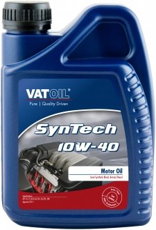 Моторное масло SynTech 10W-40 полусинтетическое 1 л VATOIL 50028 (фото 1)