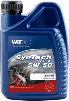 Моторное масло SynTech LL-X 5W-50 синтетическое 1 л VATOIL 50397 (фото 1)