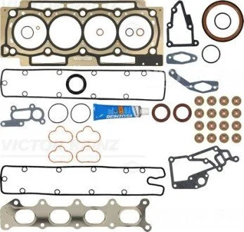 Комплект прокладок двигуна CITROEN/PEUGEOT/FIAT C4,C5,Jumpy,Scudo,Xsara,206,307,Expert 2,0 16V 100kW VICTOR REINZ 01-35045-01