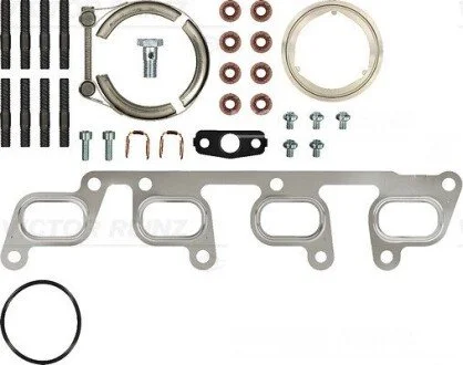 Монтажный комплект турбины AUDI/SKODA/VW A3/Q3/Octavia/Superb/Yeti/Golf/T5/Passat \'\'2.0TDI\'\'07-18 VICTOR REINZ 041028001