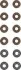 Комплект сальників клапану TOYOTA 1E, 1E-L, 2E-E 84-96 125278201