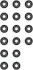 Комплект сальників клапану TOYOTA 1KD-FTV, 2KD-FTV 01- 12-53457-02
