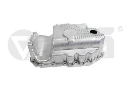 Фото 1 - піддон масляний з отвором алюмінієвий VW Bora (00-05),Golf (97-05)/Seat Ibiza (02-07),Toledo(00-06) Vika 11031819601 Піддон масляний з отвором алюмінієвий VW Bora (00-05),Golf (97-05)/Seat Ibiza (02-07),Toledo(00-06) Vika 11031819601 (фото 1)