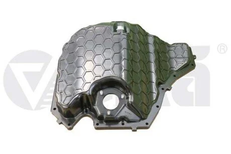 Фото 1 - поддон двигателя масляный пластик+алюминий электрофоретическое чернение Audi A4, Vika 11031835201 Поддон двигателя масляный пластик+алюминий электрофоретическое чернение Audi A4, Vika 11031835201 (фото 1)