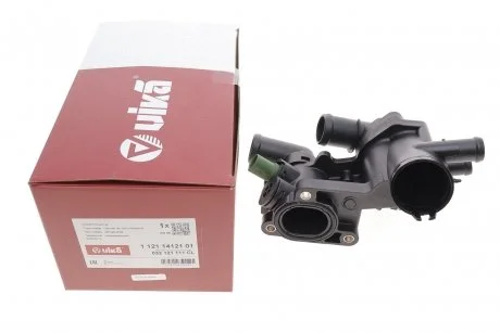 Корпус термостата с термостатом 80? VW Polo (01-09)/Audi A2 (00-05)/Seat Ibiza (02-09) Vika 11211412101