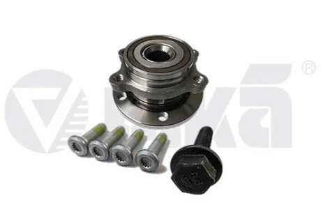 Підшипник маточини (передньої) VW Caddy III/IV/ Golf V 03- (4 болти) Vika 45981556701