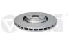 Диск тормозной передний Audi TT (06-14) вентилируемый (66151730401) VIKA