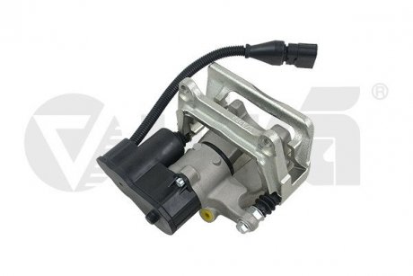 Brake caliper housing with servomotor; rear left; with bracket Vika 66151746101