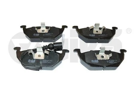 Колодки тормозные передние с датчиком износа Skoda Fabia (99-14),Octavia (96-10) Vika 66980010301