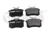 Колодки тормозные задние дисковые VW Polo, Passat, Jetta, Golf / Audi A4/ Peugeo Vika 66981100801 (фото 1)
