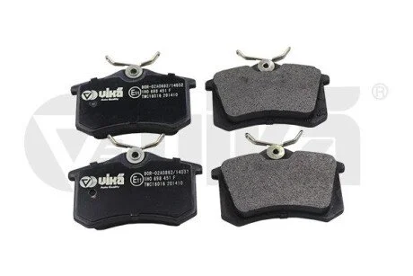 Колодки тормозные задние дисковые VW Polo, Passat, Jetta, Golf / Audi A4/ Peugeo Vika 66981100801