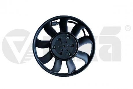 Вентилятор радиатора 600W VW Touareg (17-23)/Audi A6, A7, A8, Q7, Q8 (15-) 390мм Vika 99591828401