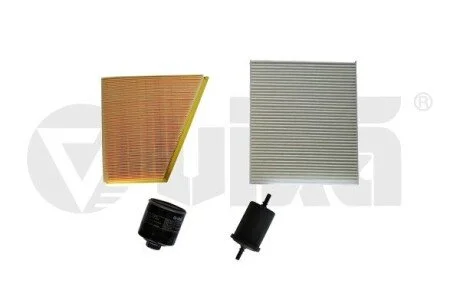 Комплект фильтров (4 шт.) VW Golf 1.6 (07-14), Polo 1.4,1.6,1.9D,2.0 (06-14) (K1 Vika K11787301 (фото 1)