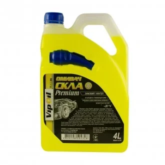 Омивач скла VipOil (зимовий Premium) -20 _Персик_, 4л VIPOIL 0279958