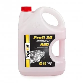 Антифриз VipOil Profi 30 Red (червоний) 5кг х4 VIPOIL 701390